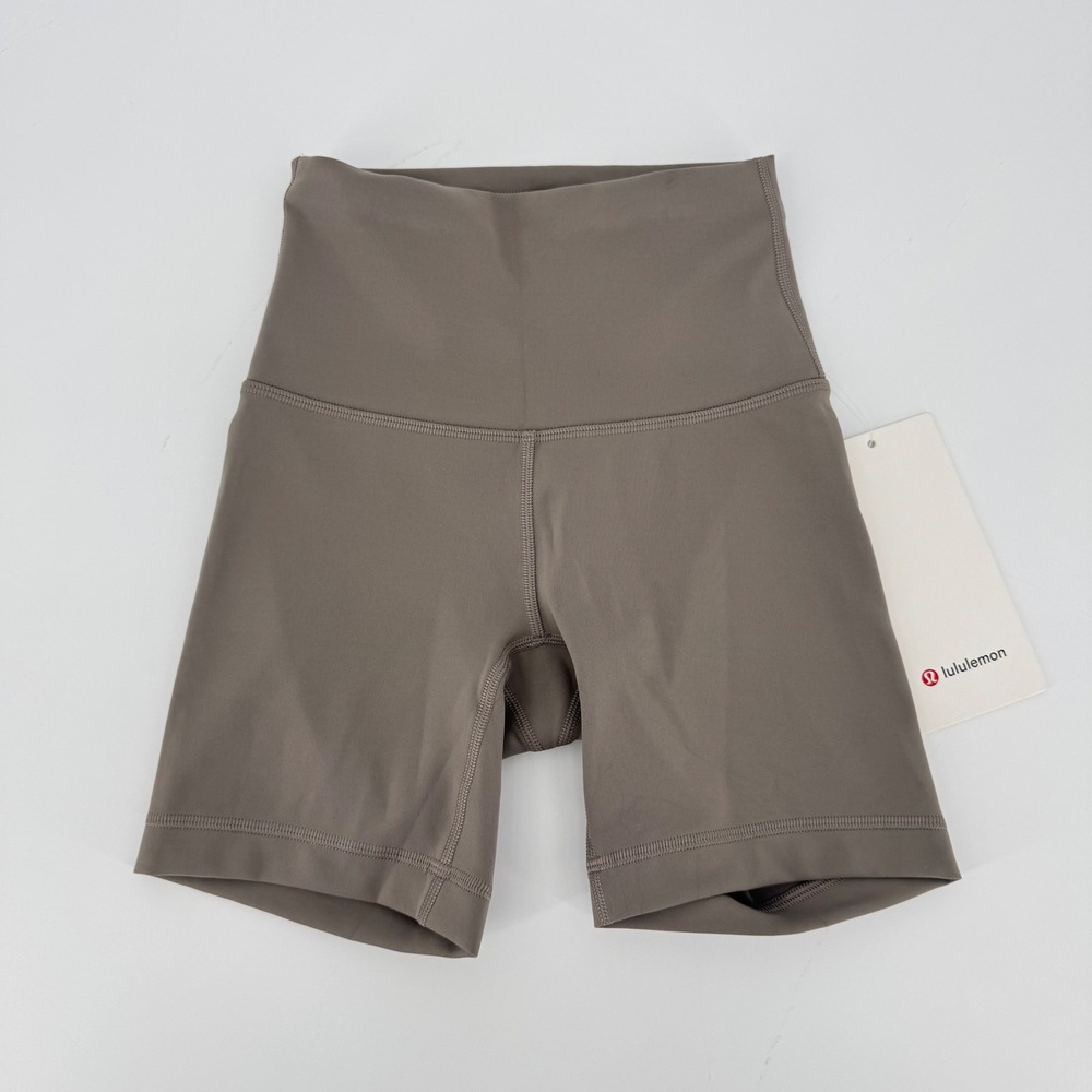 Lululemon Wunder Train HR 6" Shorts Size 0 Warm Sand WSHG NWT‎